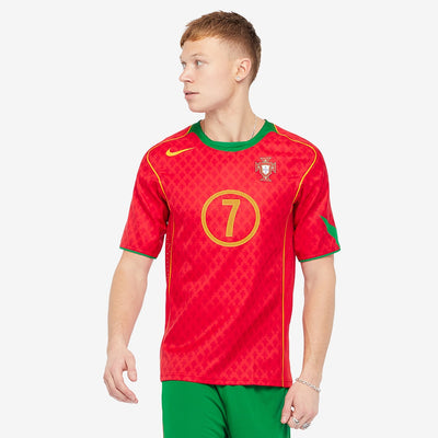 Nike Portugal 2004 Re-Issue SS Shirt With Figo 7