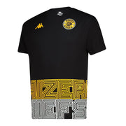 Supporters Graphic Black Cotton Tee