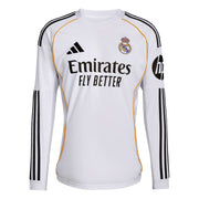 Real Madrid 25/26 Long Sleeve Home Jersey